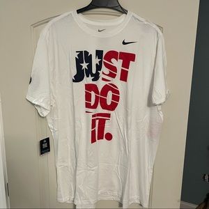 Size XXL NWT Nike USA Olympic Team “Just Do It” Tee